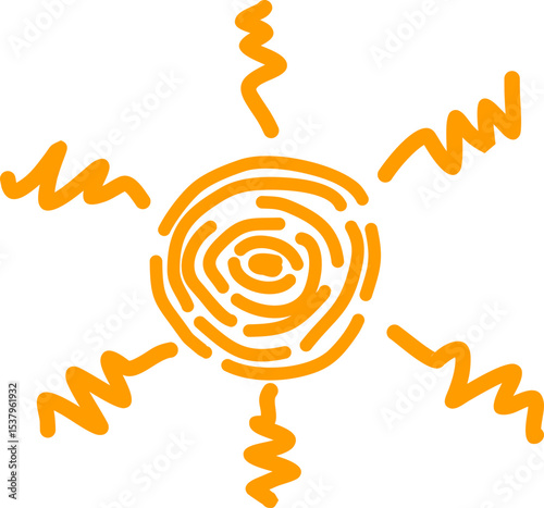 Summer Sun Doodle