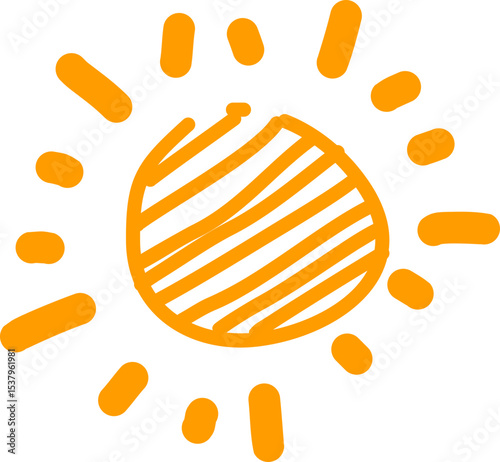 Summer Sun Doodle