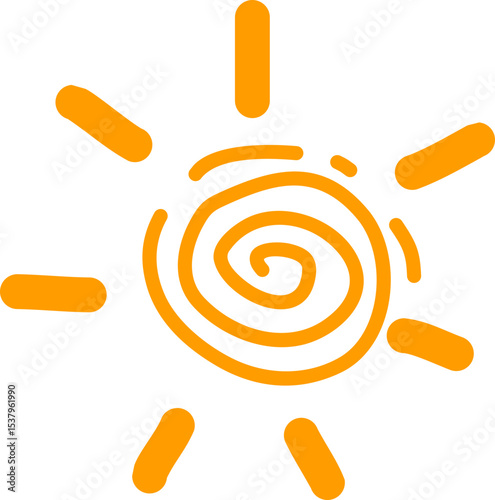 Summer Sun Doodle