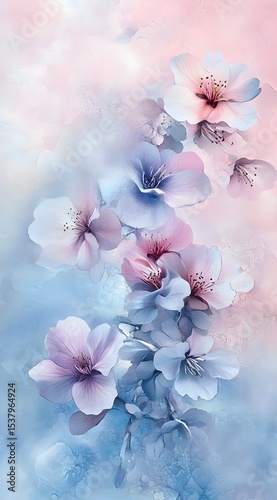 Dreamy Pastel Flowers