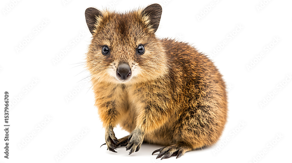 Fototapeta premium squirrel on white background