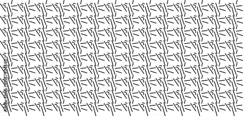 Geometric Black Line Pattern