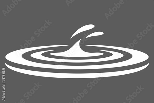black and white swirl