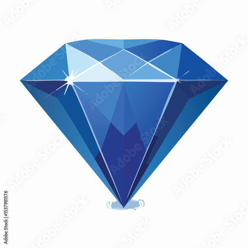 Vector_illustration_of_a_faceted_sapphire_gemstone_deep_blue_color_clean_lines_shiny
