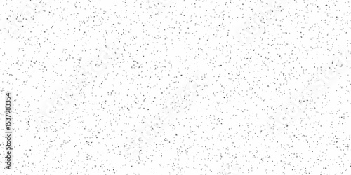 Vector textured white paper texture background and terrazzo flooring texture. Grunge old pattern surface closeup stucco rough wall.	
