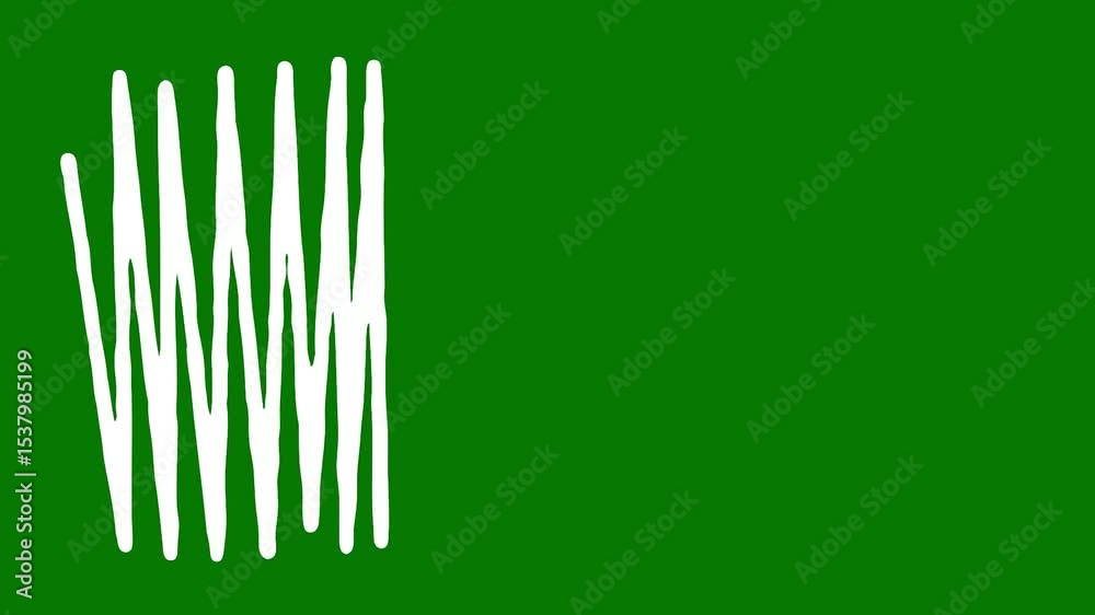 A green background with white border and outline arrow lines on it stripes green screen animated chromakey background layers motion elements creative figure scene expression design
