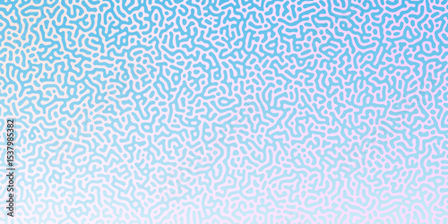 Abstract Turing organic wallpaper background. Turing reaction diffusion monochrome seamless pattern with chaotic motion. Organic lines in Memphis. Linear design with biological shapes.