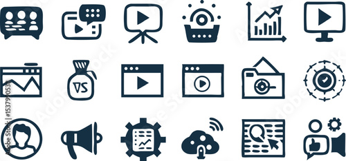 Marketing Digital Strategy Video Content SEO Tools Analytics Social Media Promotion Online Advertising Success