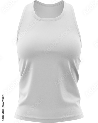 Women's Tank Top Mockup, Front View