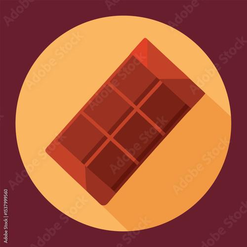 World Chocolate Day Chocolate Bar White Background Cocoa Sweet Confection Template
