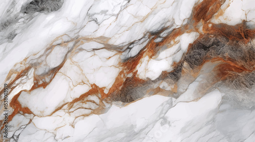 Luxurious white marble texture with golden veins creating an marble White marble stone texture background. 