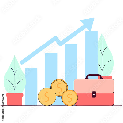 Business Finance Growth and Investment Success: Illustrating Financial Performance, Market Expansion, Profitability, and Strategic Planning