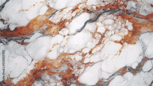 Luxurious white marble texture with golden veins creating marble grey and rose gold marble texture, minimalist
