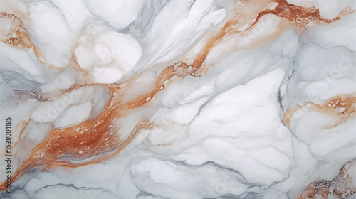 Luxurious white marble texture with golden veins creating marble grey and rose gold marble texture, minimalist