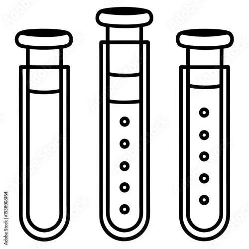 Lab Test Tube Icons Pack
