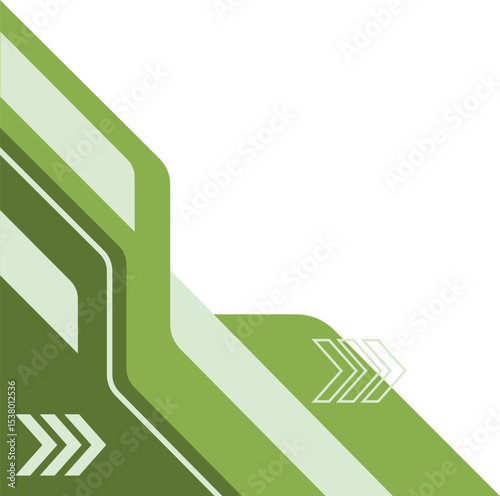 Abstract Geometric Modern Corner