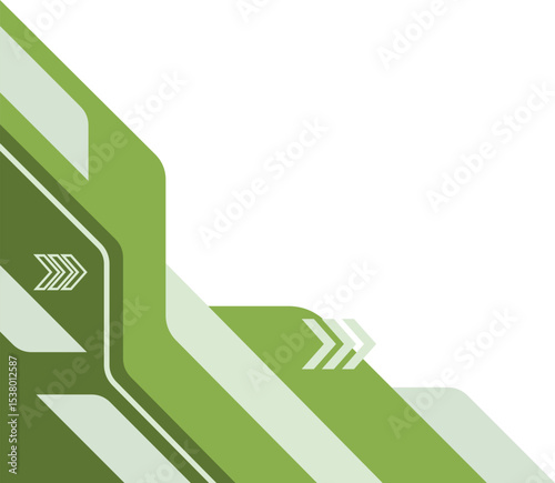 Abstract Geometric Modern Corner