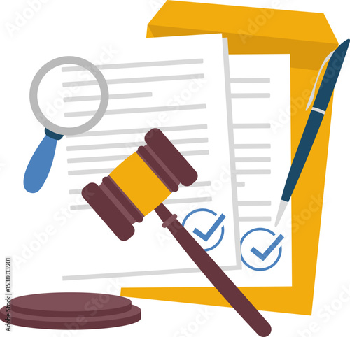 Illustration of Legal Document