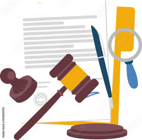 Illustration of Legal Document