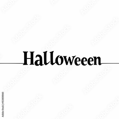 Spooky Halloween Typography