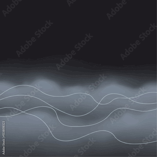 An abstract illustration featuring a flowing, wavy design that may evoke feelings of mystery and depth. 