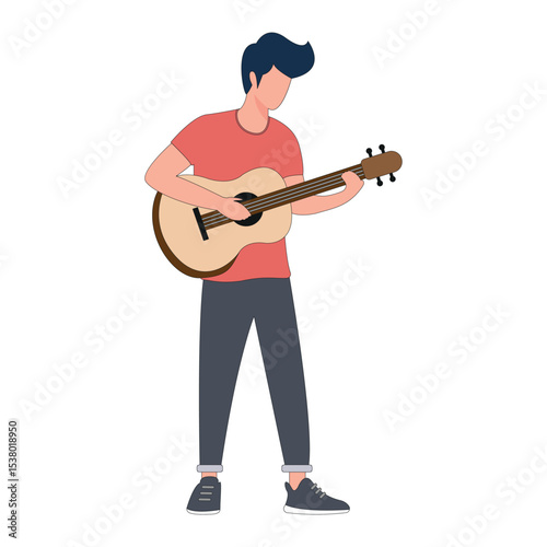 Standing Guitarist