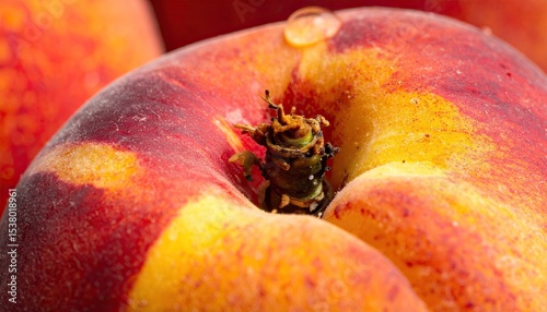 Close up of peach