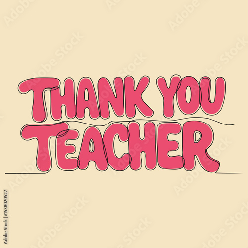 A heartwarming message of gratitude to an educator, expressing appreciation.