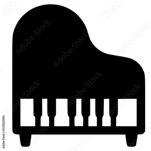 piano vector illustration