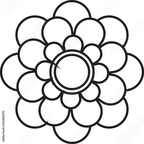 Flower Line Style