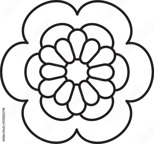 Flower Line Style