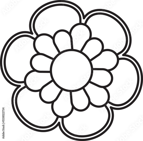 Flower Line Style