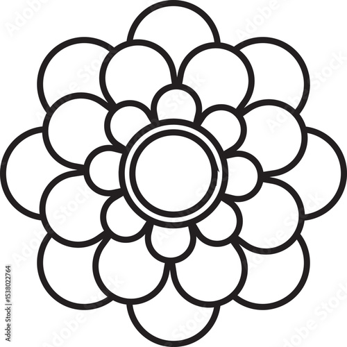 Flower Line Style