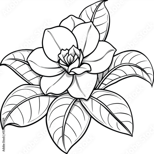 beautiful gardenia flower 