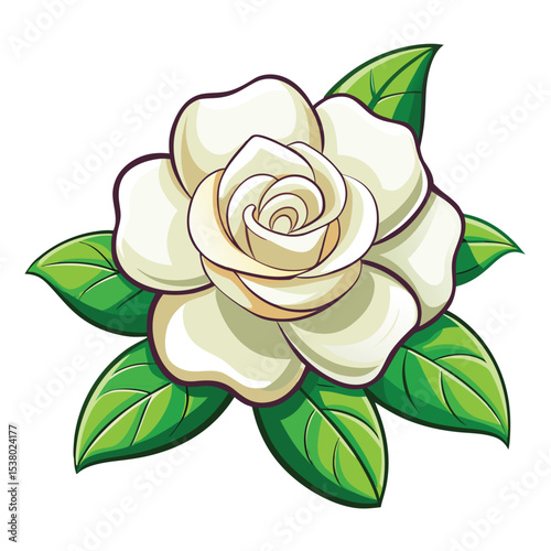 beautiful gardenia flower 