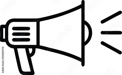 megaphone--vector-art-illustriton-white-baground.eps