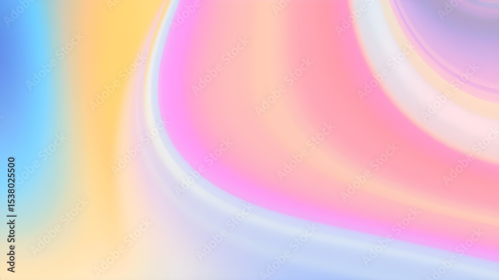 Obraz premium Elegant Colorful Abstract Gradient Background in Soft Pastel Tones – 4K Minimalist Design