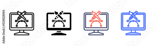 Online Designing Icon