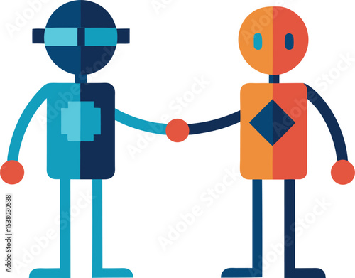 Teamwork Between Human and AI Shown in a Minimal Concept