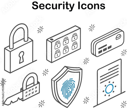 Essential Security Icons for Digital Protection