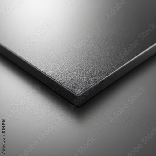 Close-up view of a solid dark gray surface. Textured, sleek design, abstract surface, flat surface, backdrop.