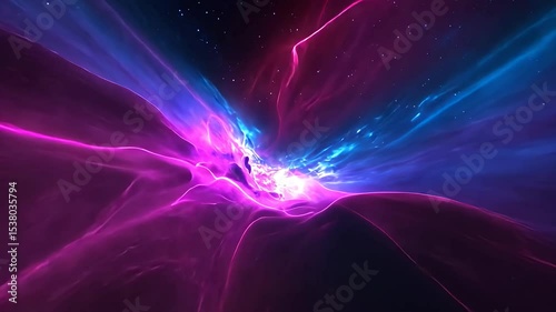 A mesmerizing swirl of vibrant colors, creating a cosmic atmosphere full of energy.