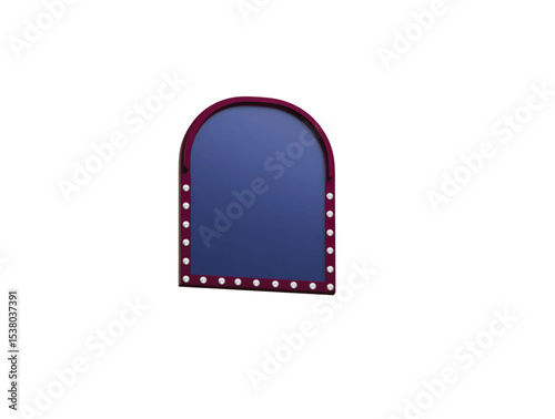 light bulb icon 3d illustration render