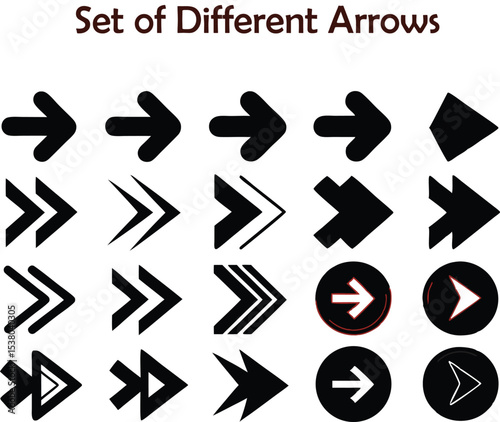 Diverse Arrow Icons Collection