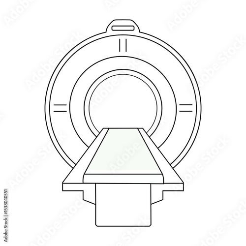 MRI scanner medical equipment for diagonisis medical research and disease detection