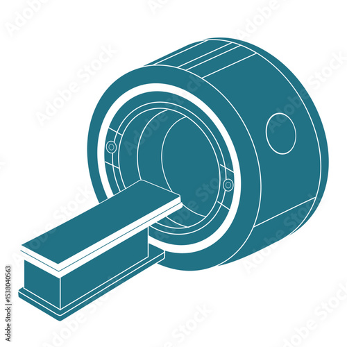 MRI scanner medical equipment for diagonisis medical research and disease detection