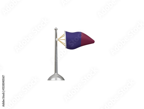 wind indicator icon 3d illustration render