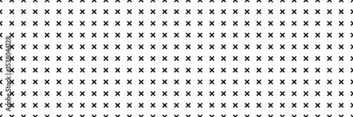 Diagonal plus seamless pattern. Simple geometric cross texture. Graphic cross symbol grid. Plus sign repeat pattern. Graphic texture. Vector illustration isolated on white background.
