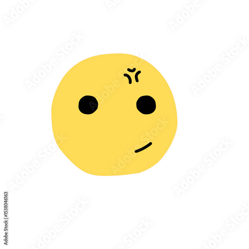 happy confused face