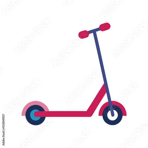 toy bicycle isolated on white